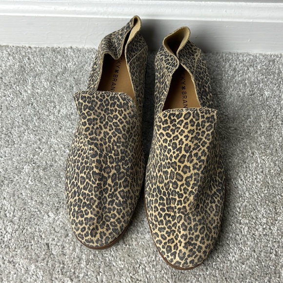 LUCKY BRAND Cahill Leopard Print Loafers 10M - Picture 3 of 9